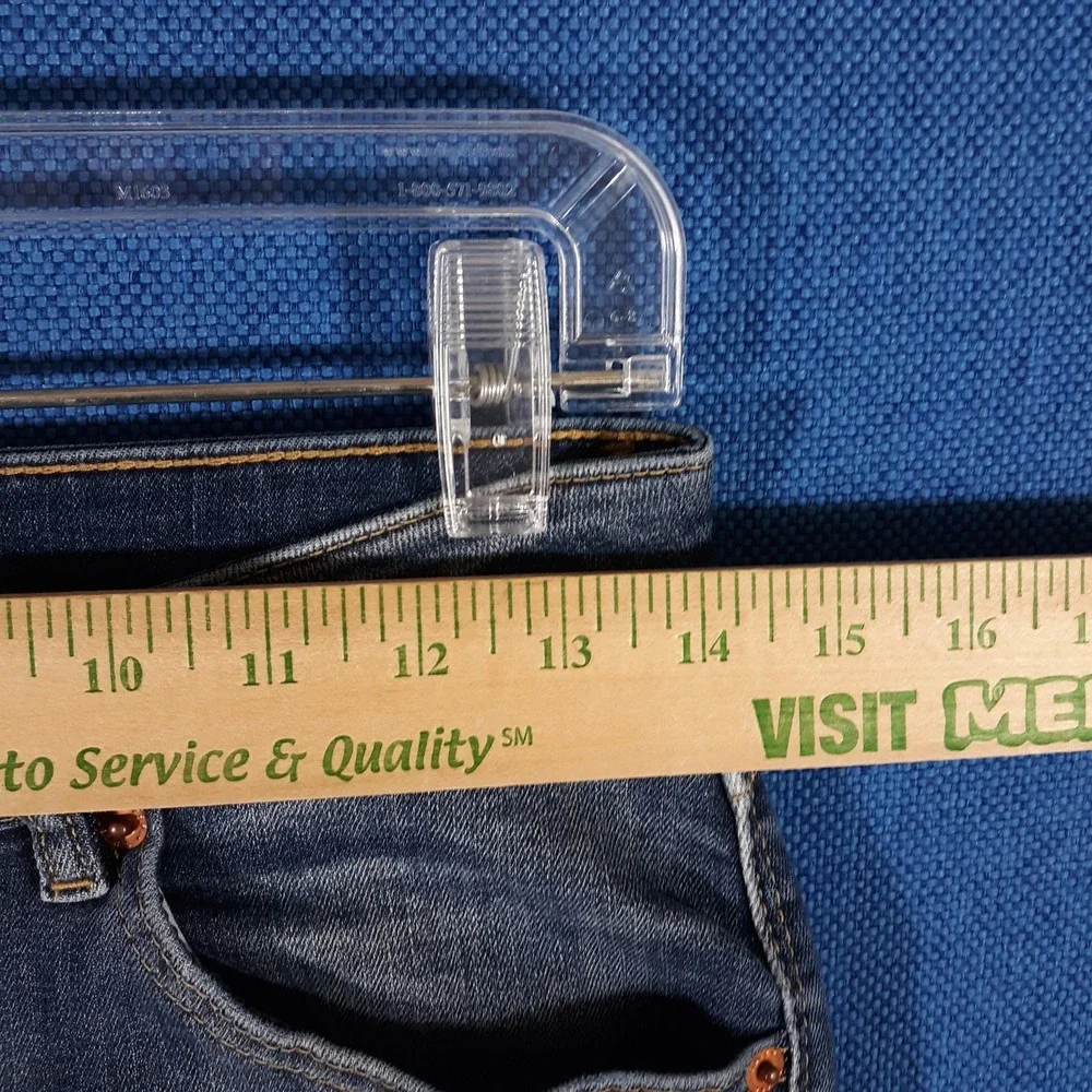 DU/ER Jeans Mens 26 x 30 Denim Stretch 5-Pocket Blue Cotton Blend